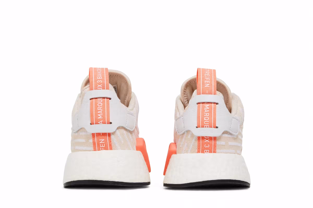 Adidas Women's NMD_R2 Linen White, view 7