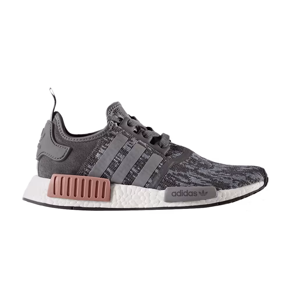 Adidas Women's NMD_R1 Heather Grey Raw Pink