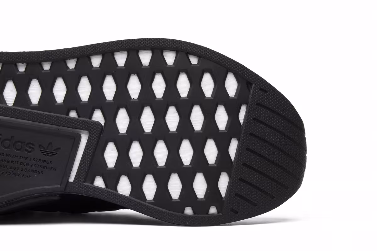Adidas Women's NMD_R2 Primeknit Triple Black, view 6