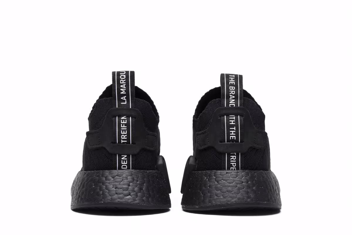 Adidas Women's NMD_R2 Primeknit Triple Black, view 7
