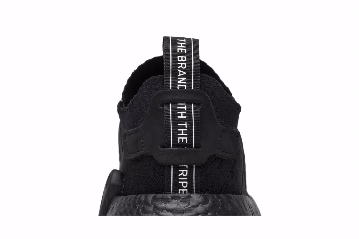 Adidas Women's NMD_R2 Primeknit Triple Black, view 8