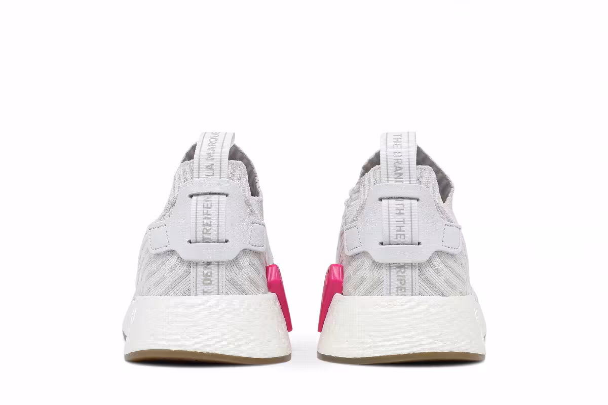 Adidas Women's NMD_R2 Primeknit Japan White Gum, view 7