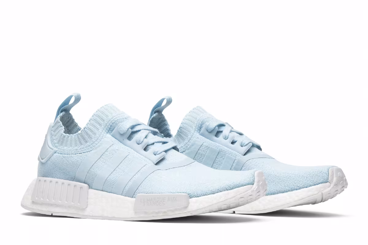 Adidas Women's NMD_R1 Primeknit Ice Blue, view 9