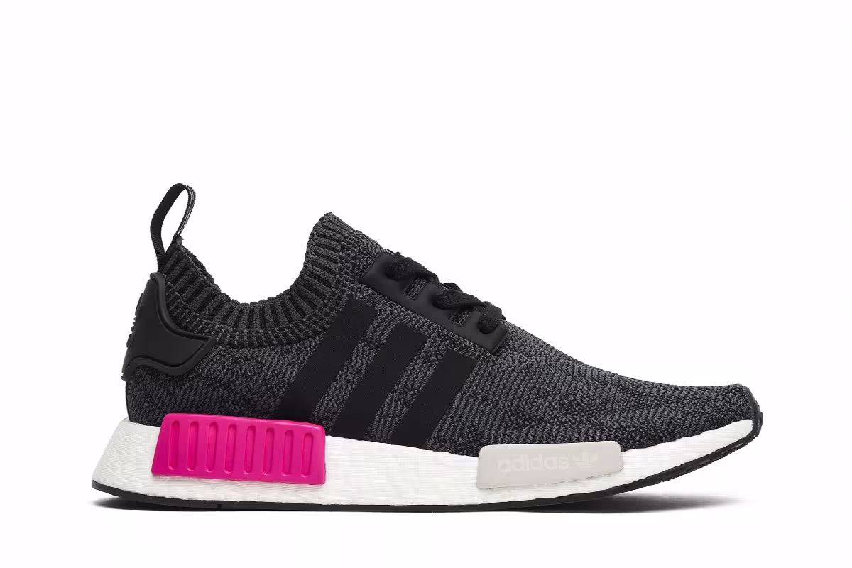 Adidas Women's NMD_R1 Primeknit Shock Pink, view 2