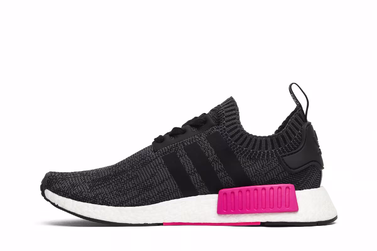 Adidas Women's NMD_R1 Primeknit Shock Pink, view 4