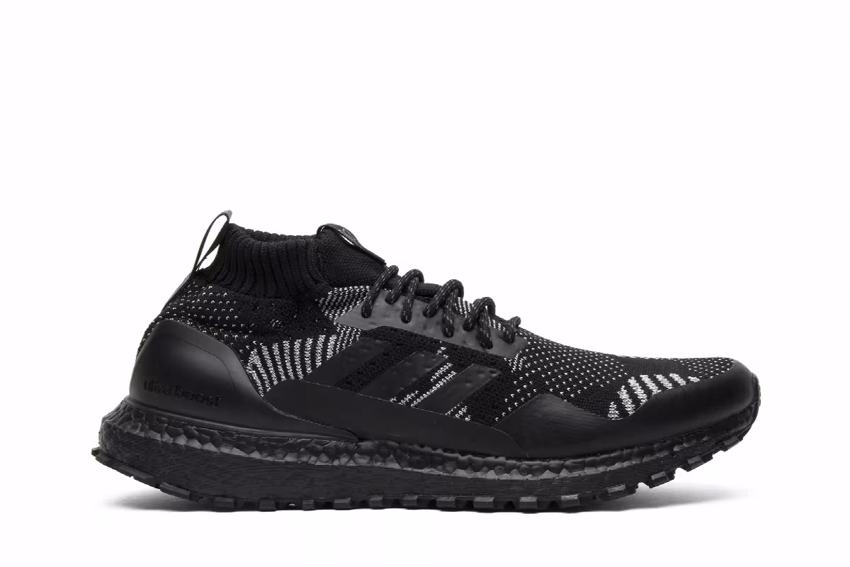 Kith x Nonnative x adidas UltraBoost Mid Patchwork, view 2
