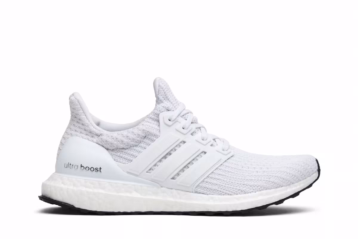 adidas Women's UltraBoost 4.0 Triple White, view 2