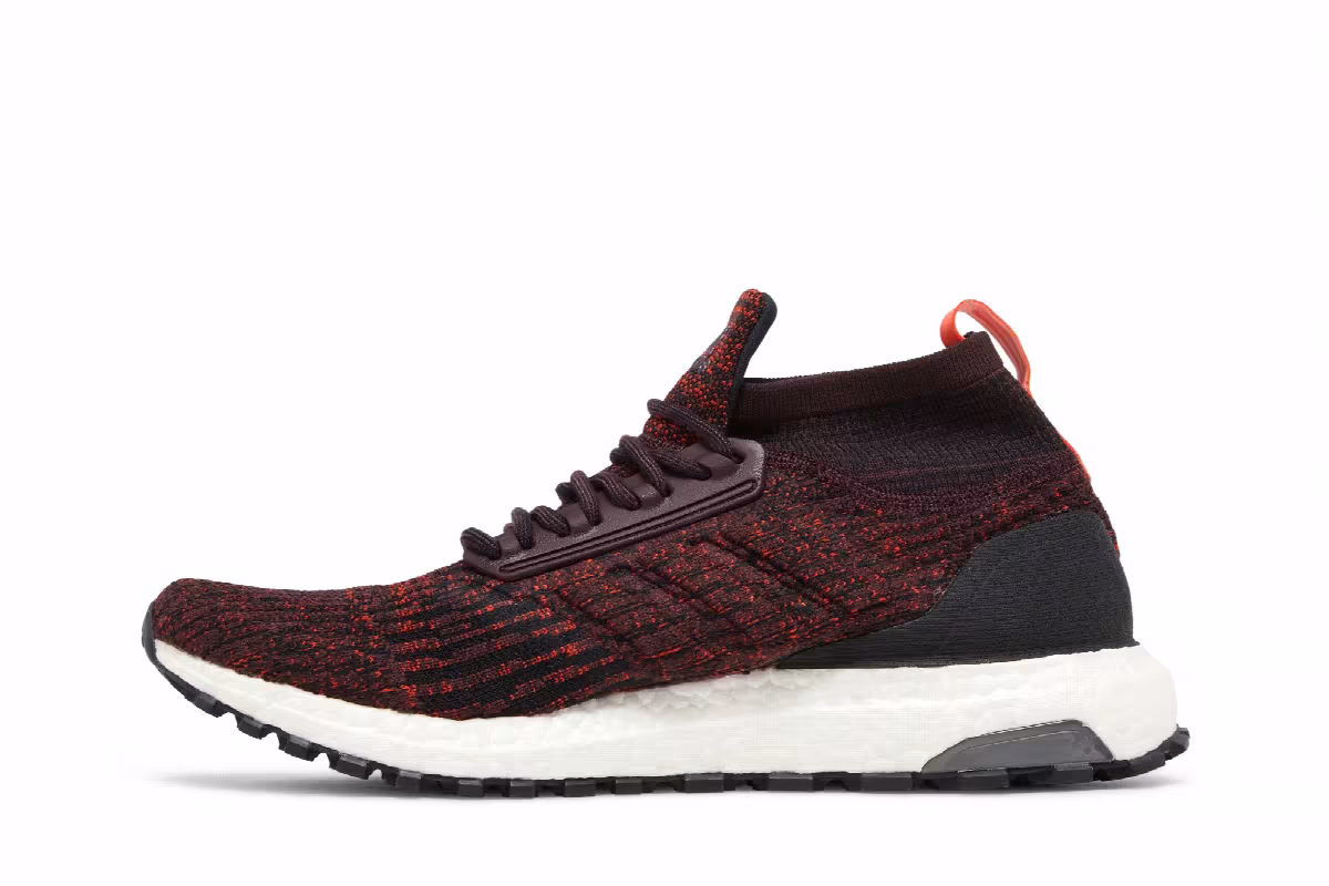 Adidas UltraBoost ATR Mid Burgundy, view 4