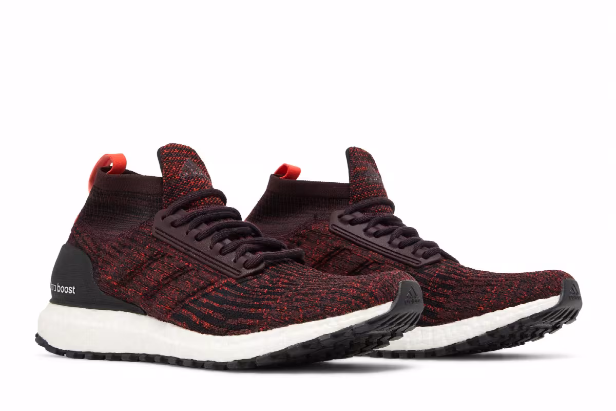 Adidas UltraBoost ATR Mid Burgundy, view 9