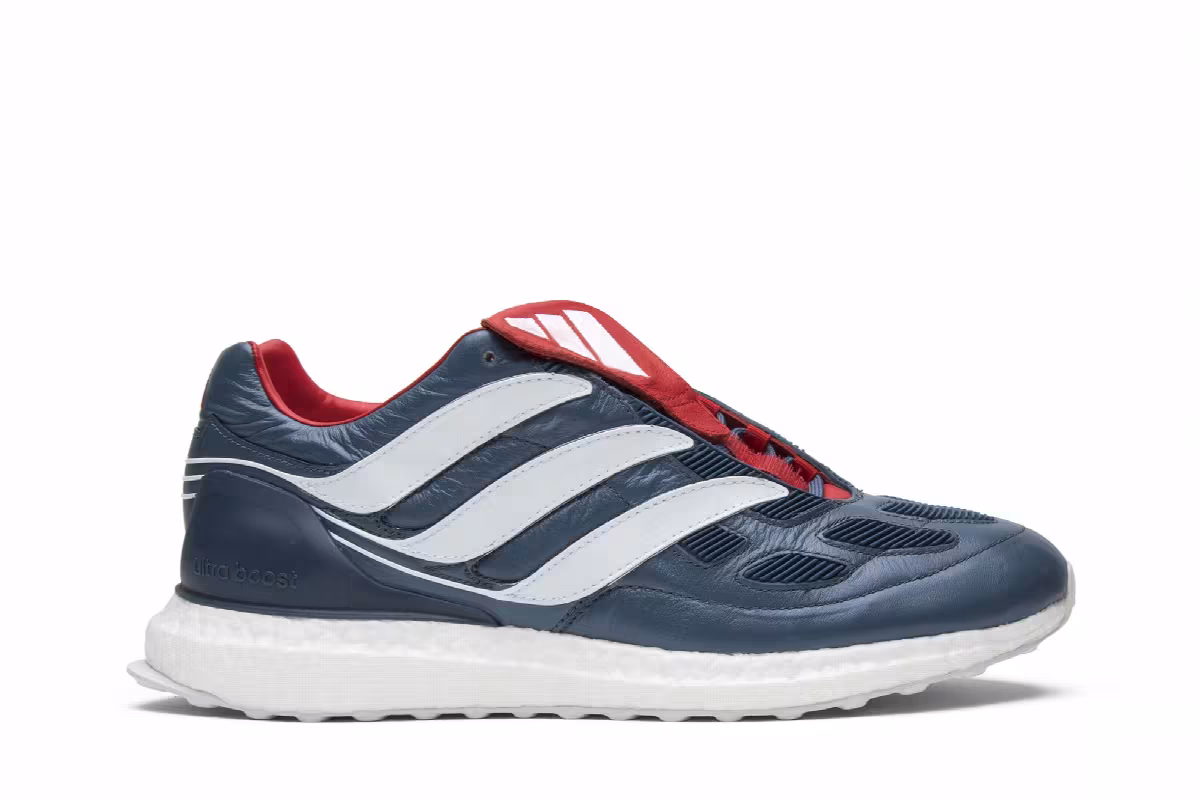 Adidas Predator Precision UltraBoost Blue Grey White, view 2
