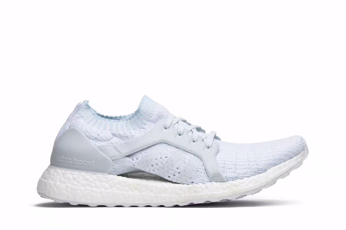 Parley x adidas Women's UltraBoost X Icey Blue, view 2