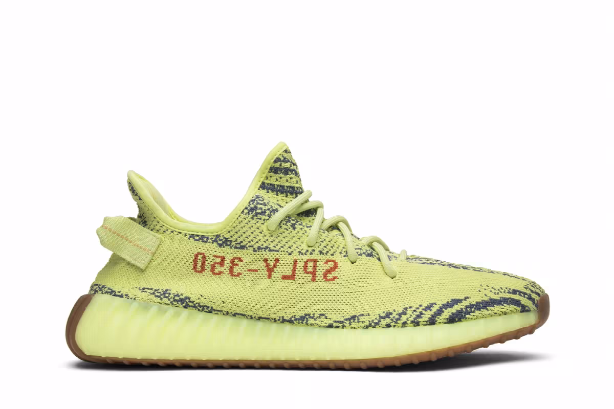 adidas Yeezy Boost 350 V2 Semi Frozen Yellow, view 2
