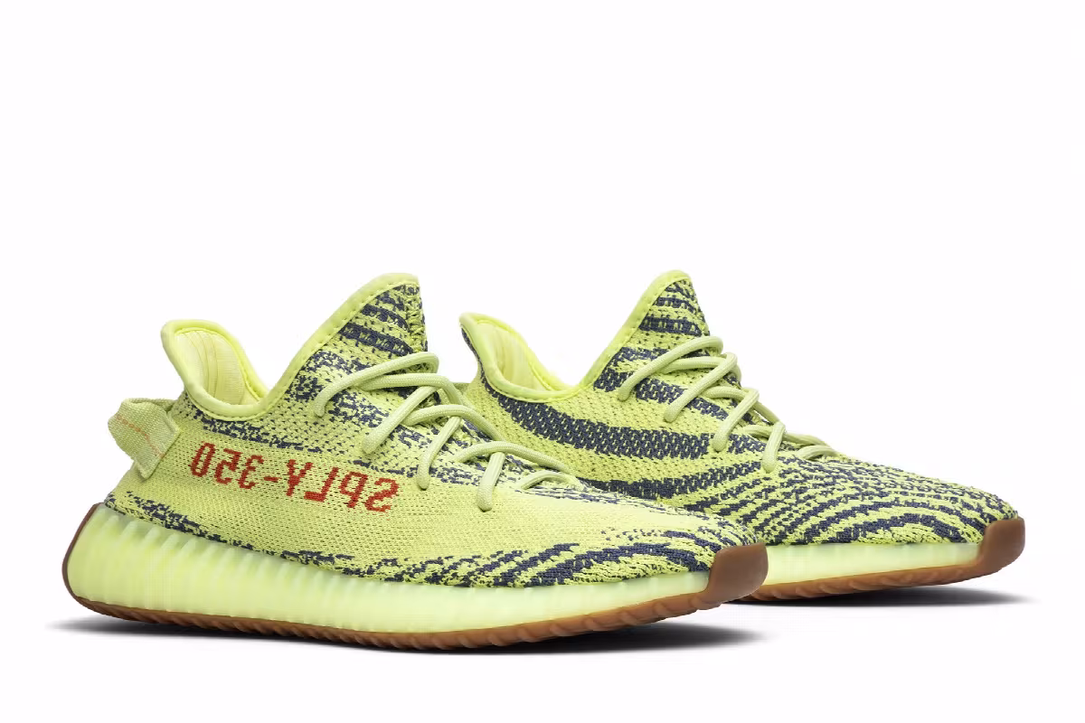 adidas Yeezy Boost 350 V2 Semi Frozen Yellow, view 9