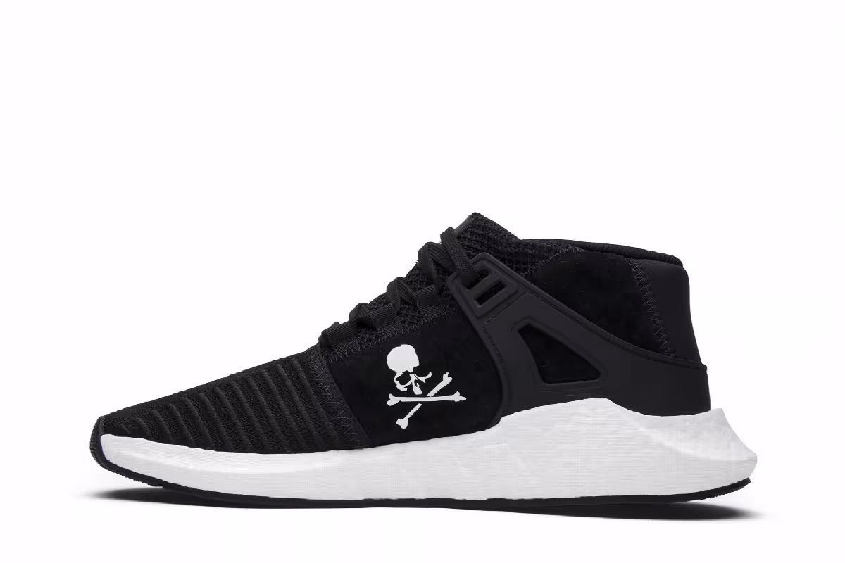 Mastermind x adidas EQT Support Mid Core Black, view 4