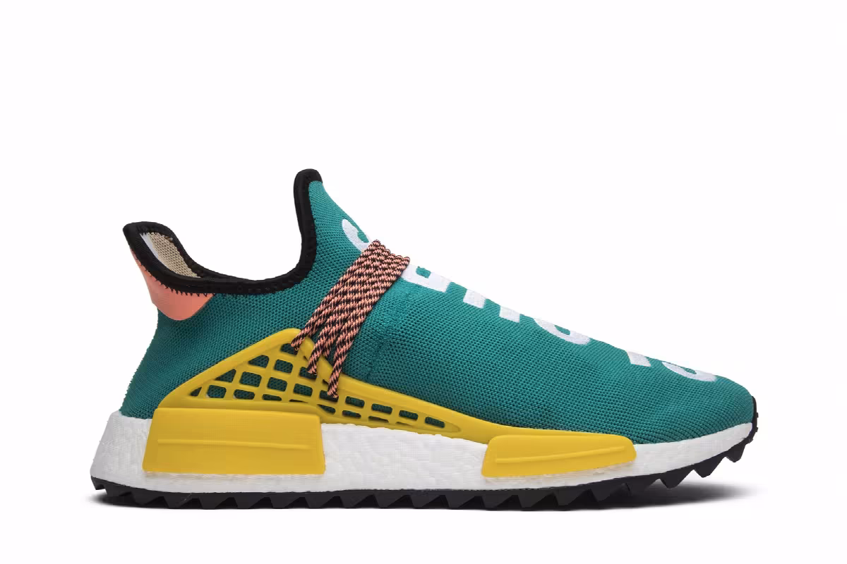Pharrell x adidas NMD Human Race Trail Sun Glow, view 2
