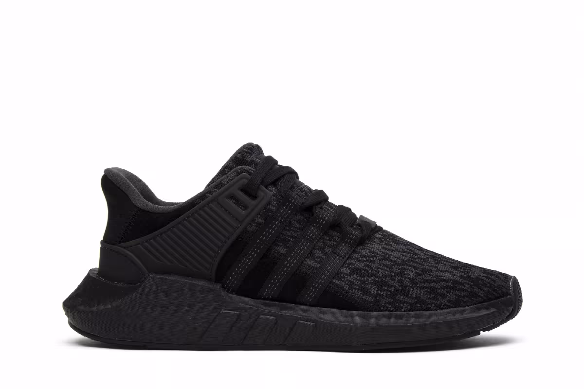 adidas EQT Support 93/17 Triple Black, view 2