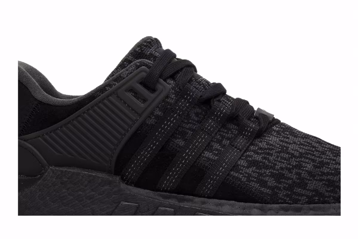 adidas EQT Support 93/17 Triple Black, view 3