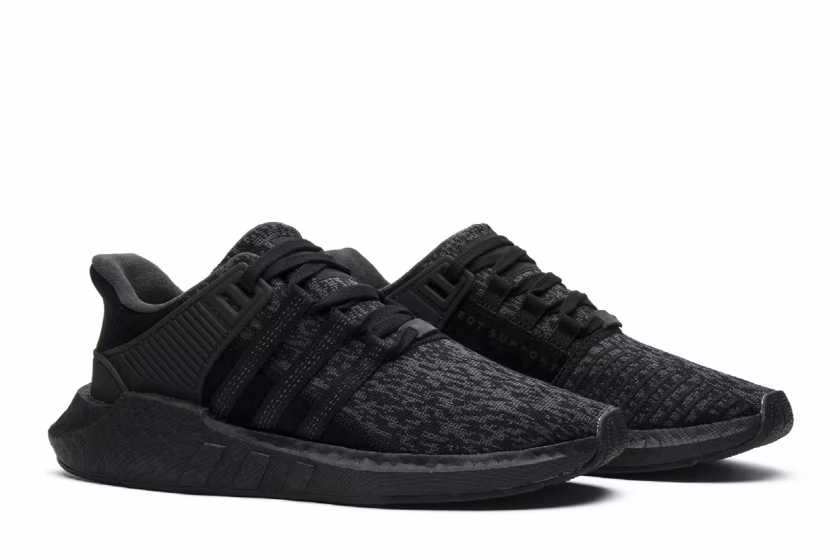 adidas EQT Support 93/17 Triple Black, view 9