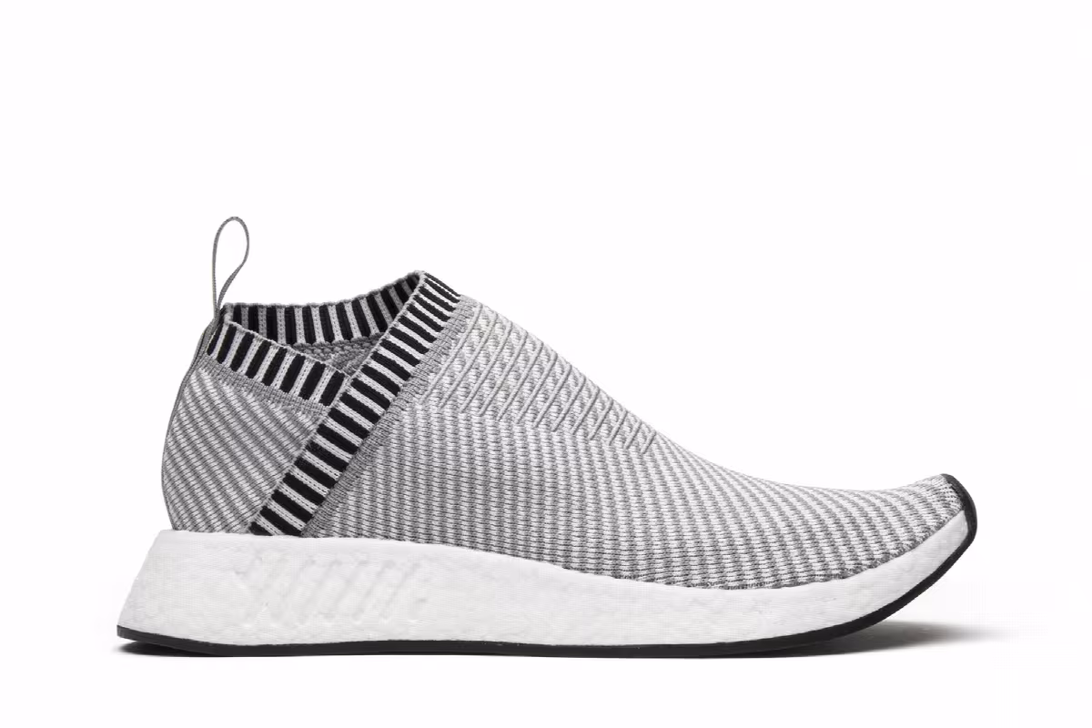 Adidas NMD_CS2 Primeknit Dark Grey Shock Pink, view 2