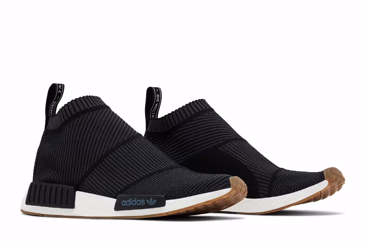 adidas NMD_CS1 Primeknit Black Gum, view 9