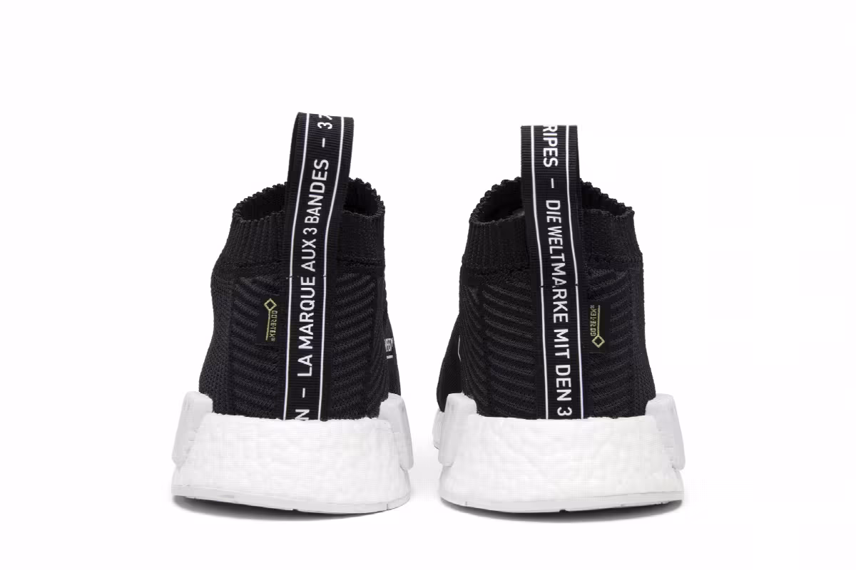 Adidas NMD_CS1 Primeknit Gore-Tex Black, view 7