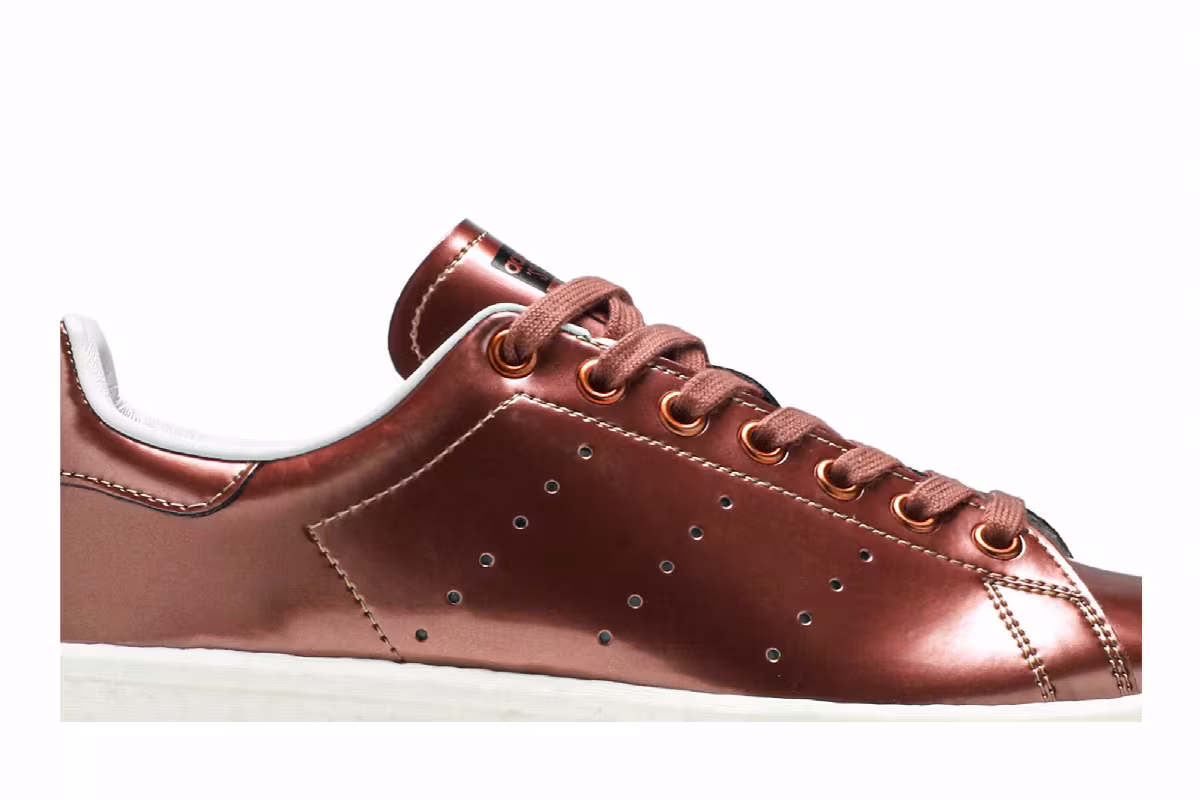 adidas Women's Stan Smith Boost Metallic Copper, view 3