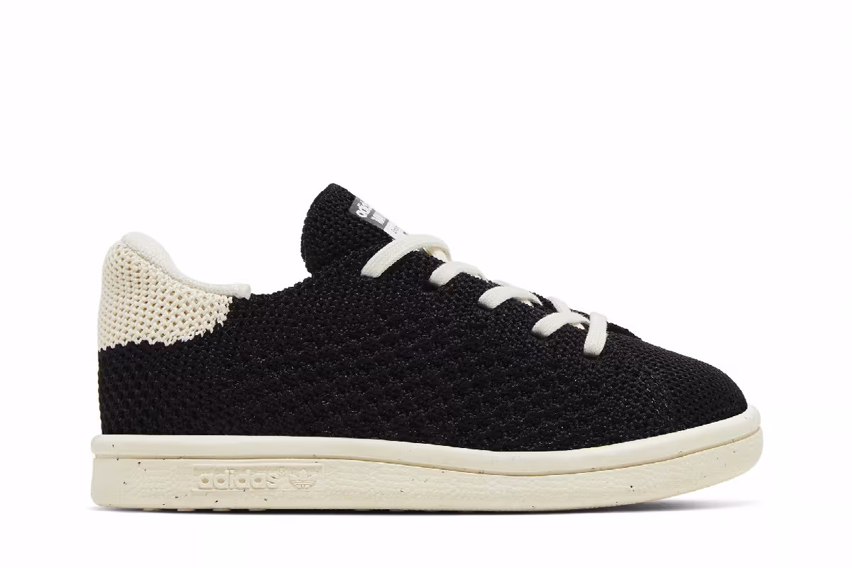 Mini Rodini x adidas Stan Smith Primeknit I Core Black, view 2