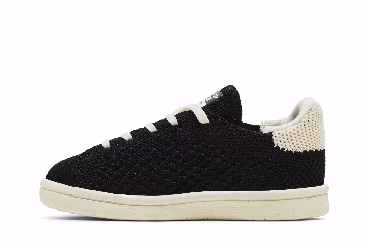 Mini Rodini x adidas Stan Smith Primeknit I Core Black, view 4