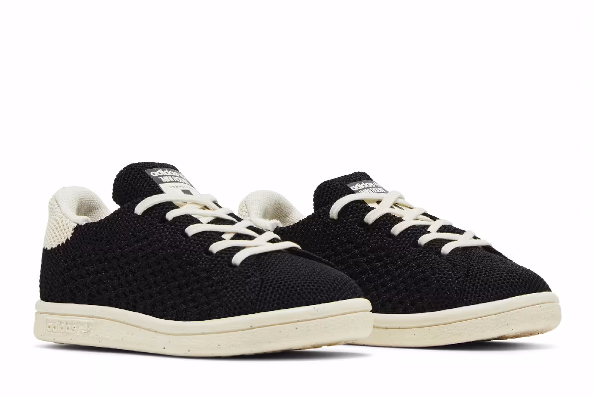 Mini Rodini x adidas Stan Smith Primeknit I Core Black, view 9