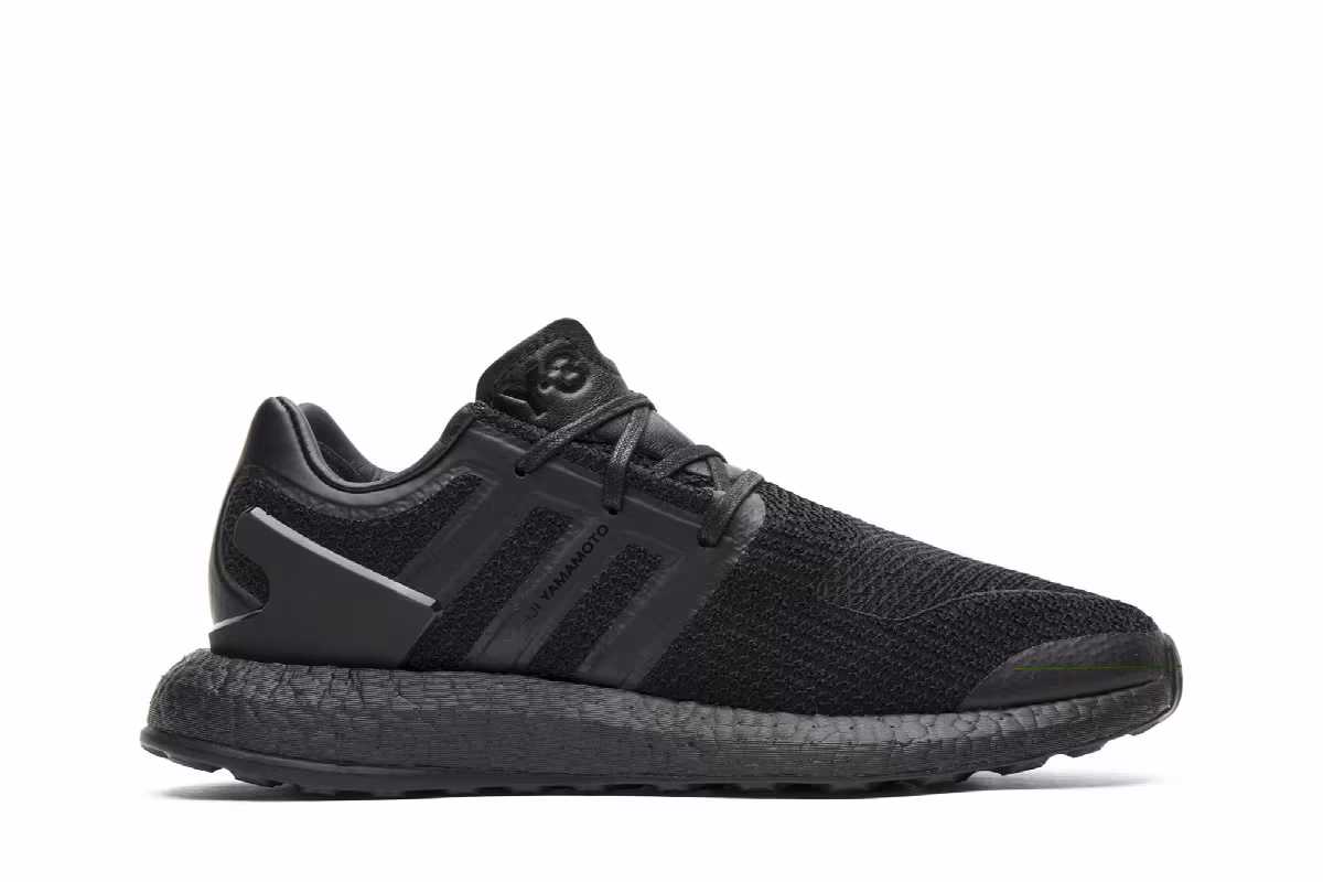 adidas Y-3 PureBoost Triple Black, view 2