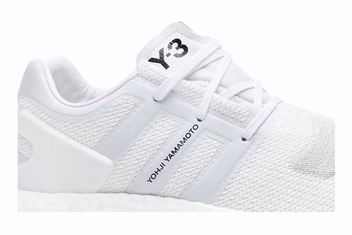 adidas Y-3 PureBoost Crystal White, view 3