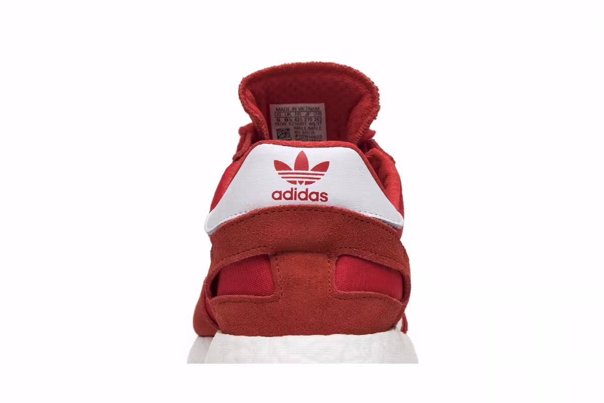 Adidas Iniki Runner Red Running White, view 8