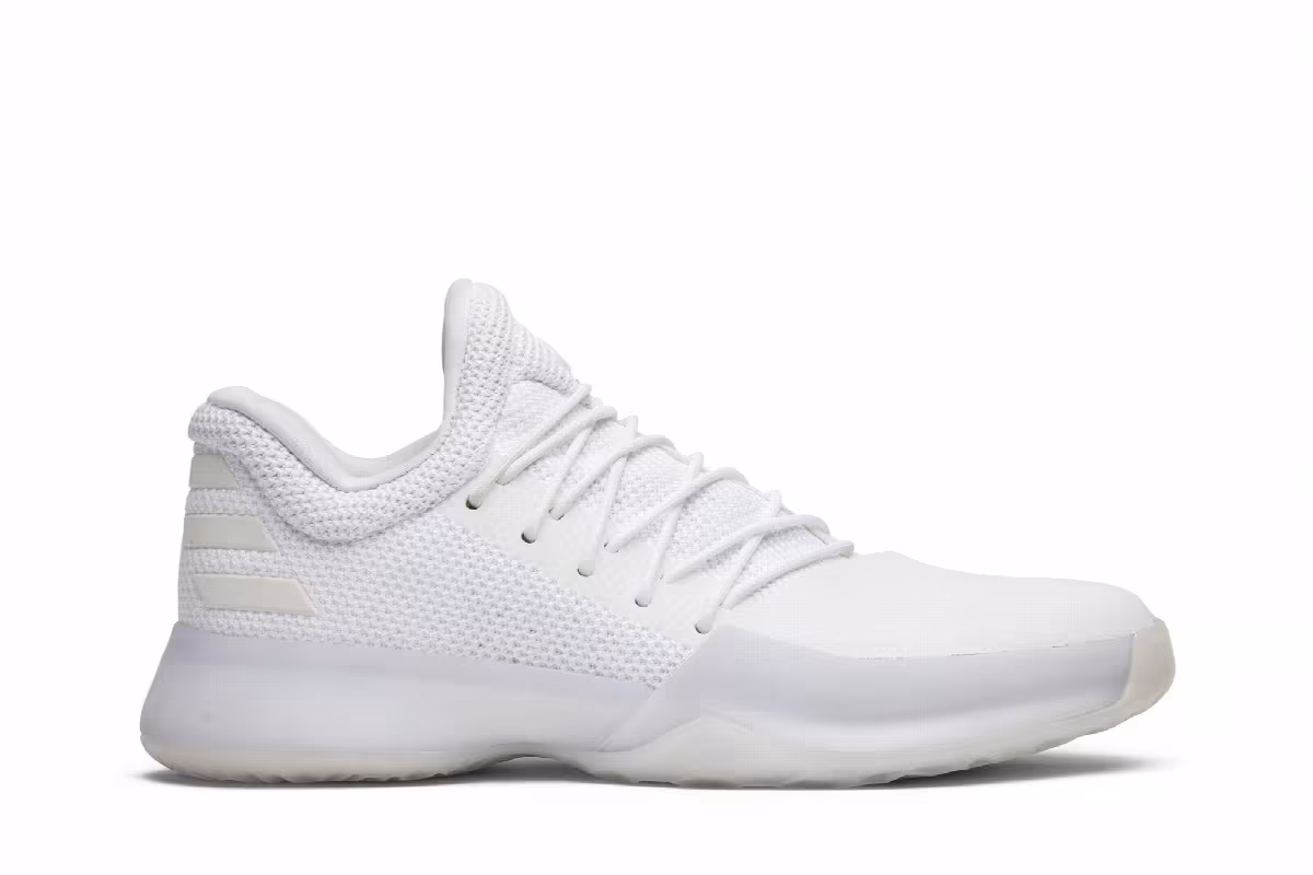 Adidas Harden Vol. 1 Triple White, view 2