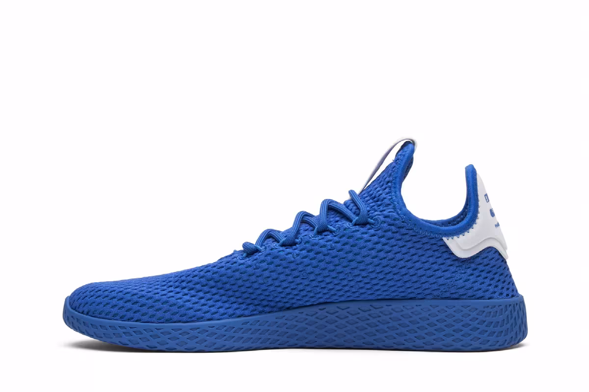 Pharrell x adidas Tennis Hu Solid Blue, view 4