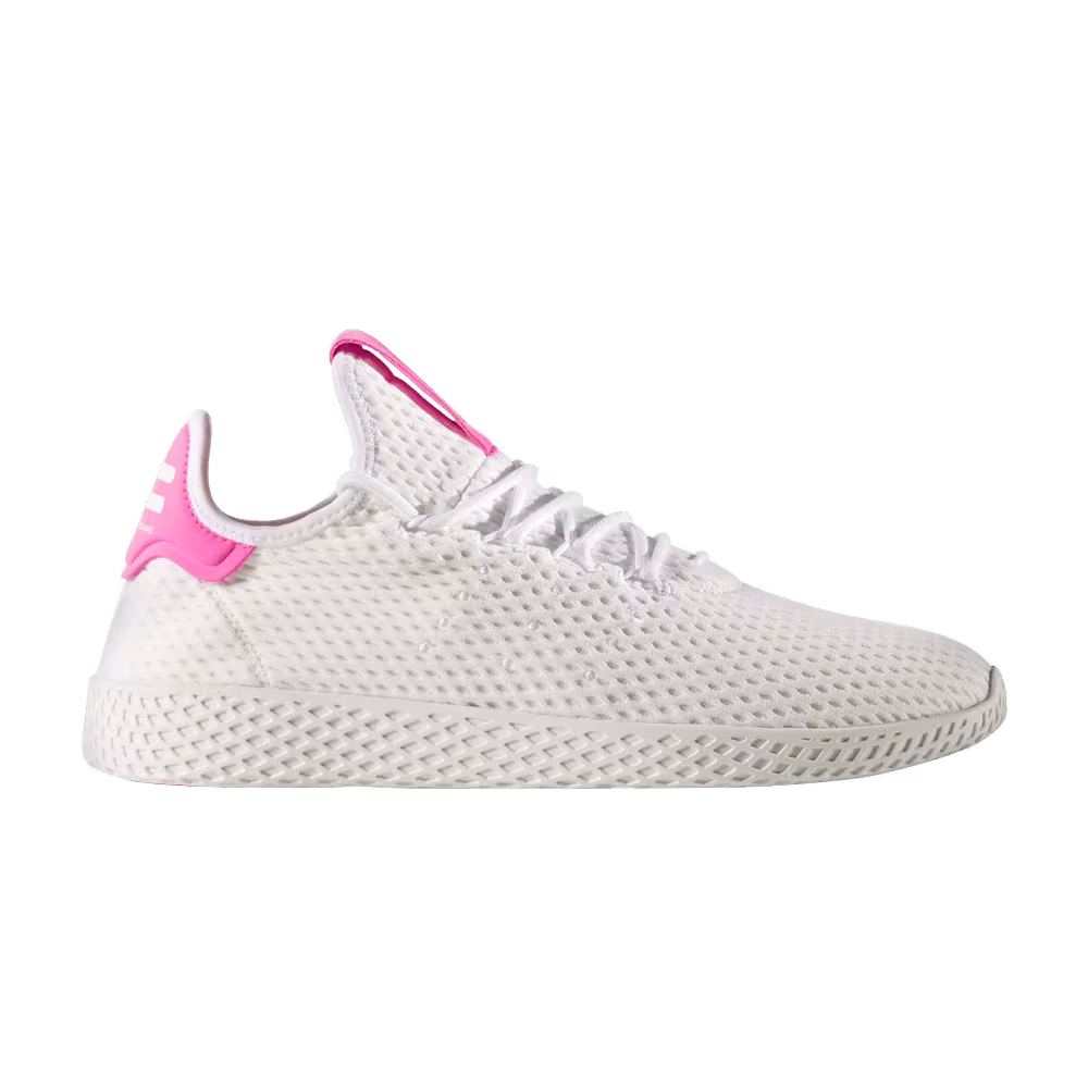 Pharrell x adidas Tennis Hu White Pink