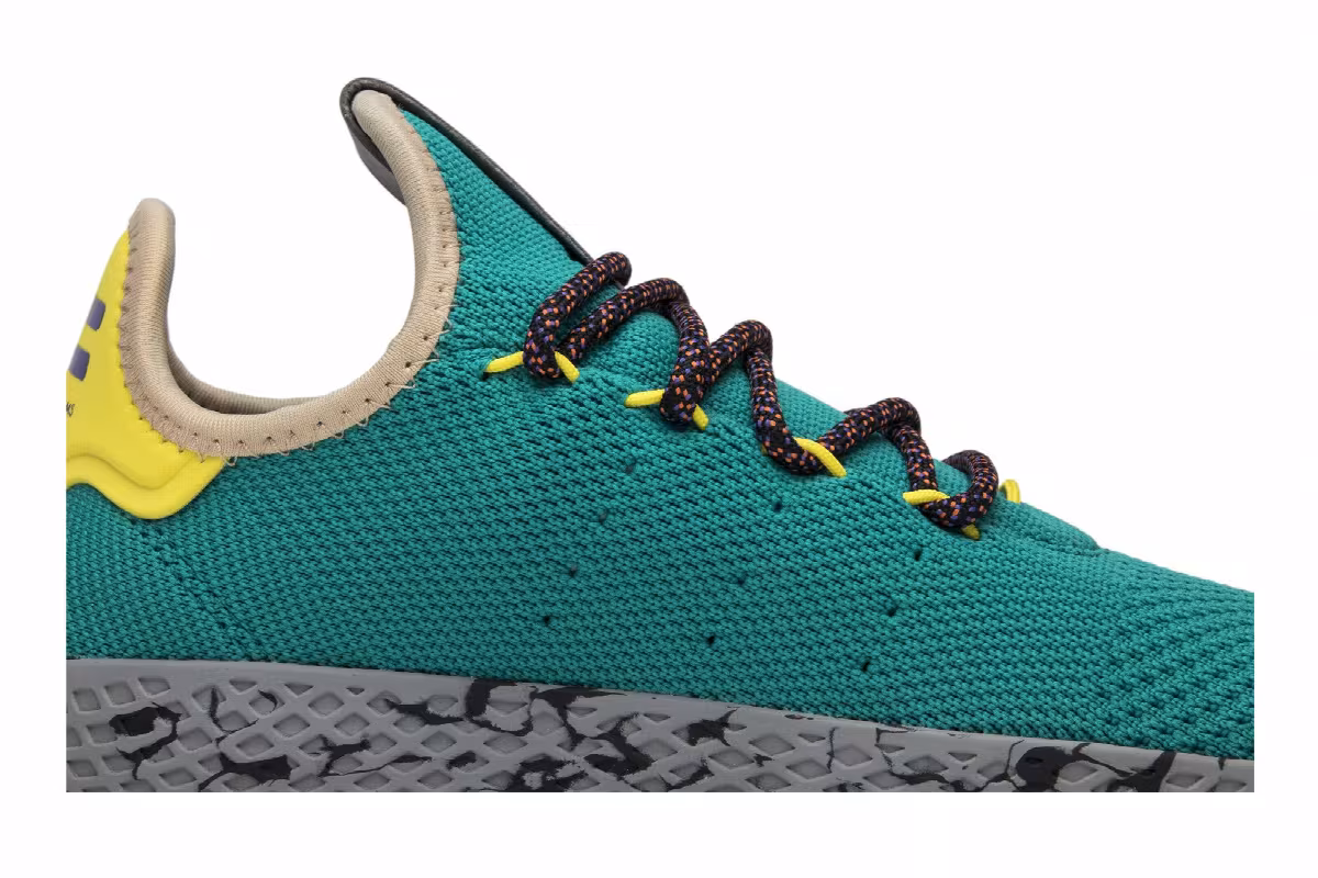 Pharrell x adidas Tennis Hu Teal, view 3