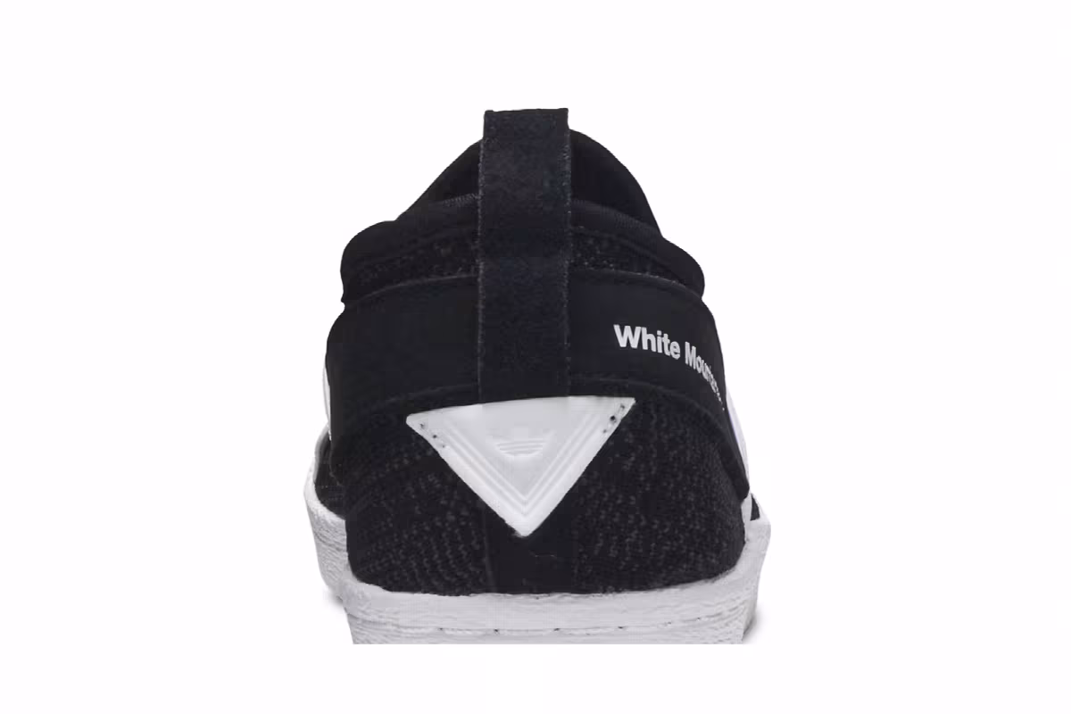White Mountaineering x adidas Superstar Slip-On PK Black White, view 8