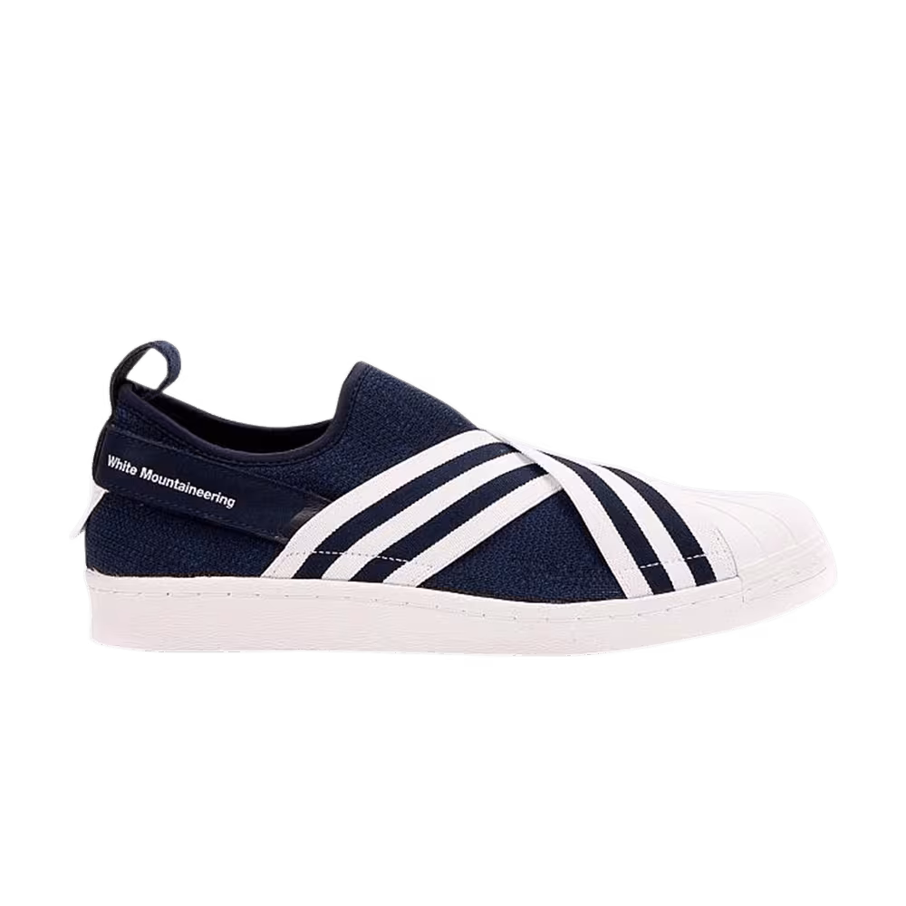 White Mountaineering x adidas Superstar Slip On PK Collegiate Navy