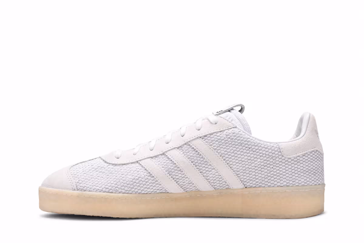 Juice x adidas Gazelle White, view 4