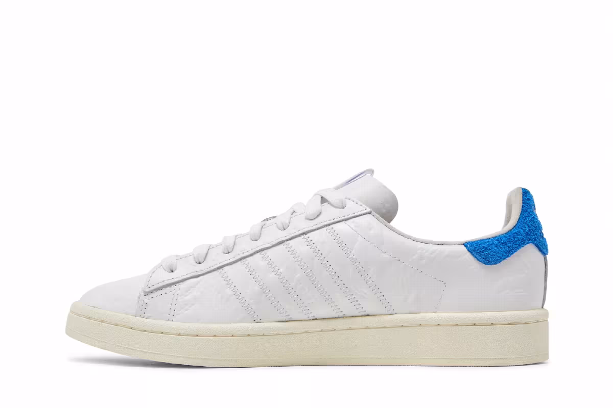 Colette x Undefeated x adidas Campus S.E. White Blue, view 4
