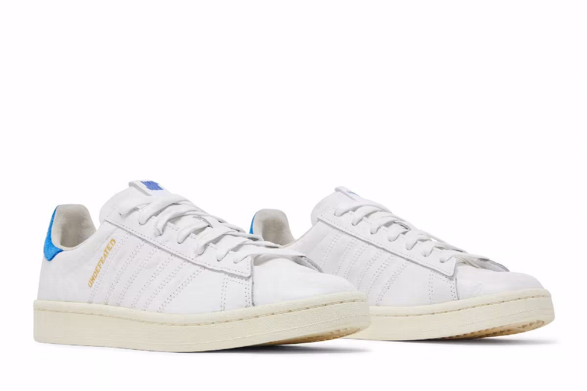 Colette x Undefeated x adidas Campus S.E. White Blue, view 9
