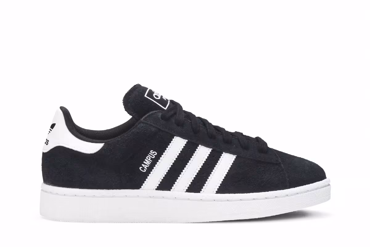 adidas Campus Black White, view 2