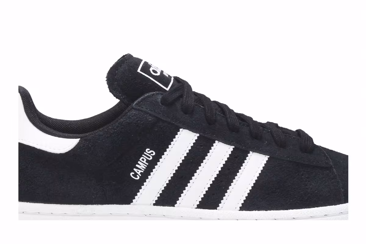 adidas Campus Black White, view 3