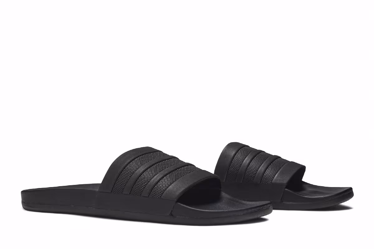 adidas Adilette Cloudfoam Plus Mono Slide Black, view 9