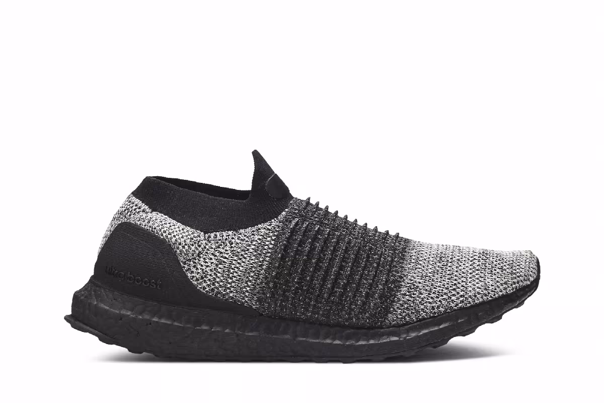 adidas UltraBoost Laceless Black Boost, view 2