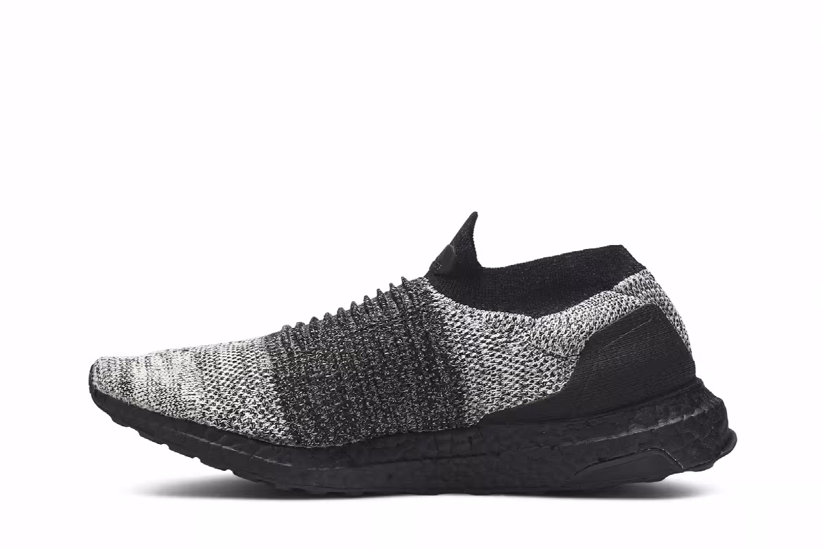 adidas UltraBoost Laceless Black Boost, view 4