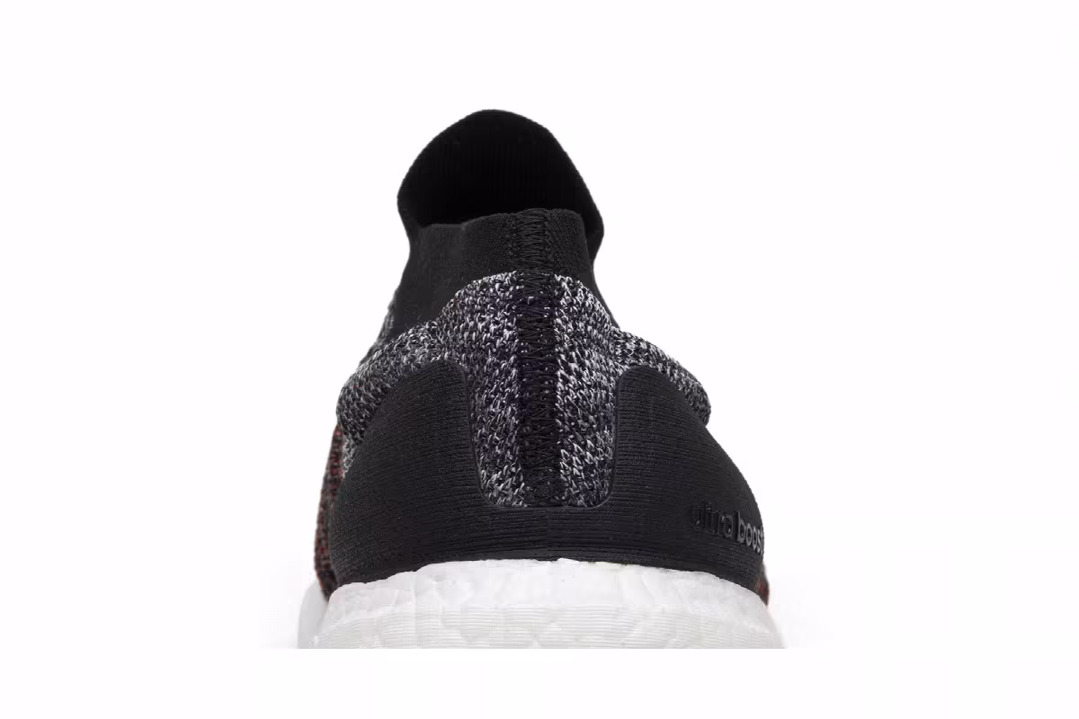 Adidas UltraBoost Laceless Black White, view 8