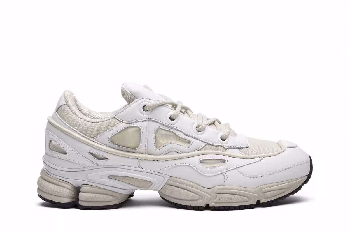 Raf Simons x adidas Ozweego 3 White, view 2