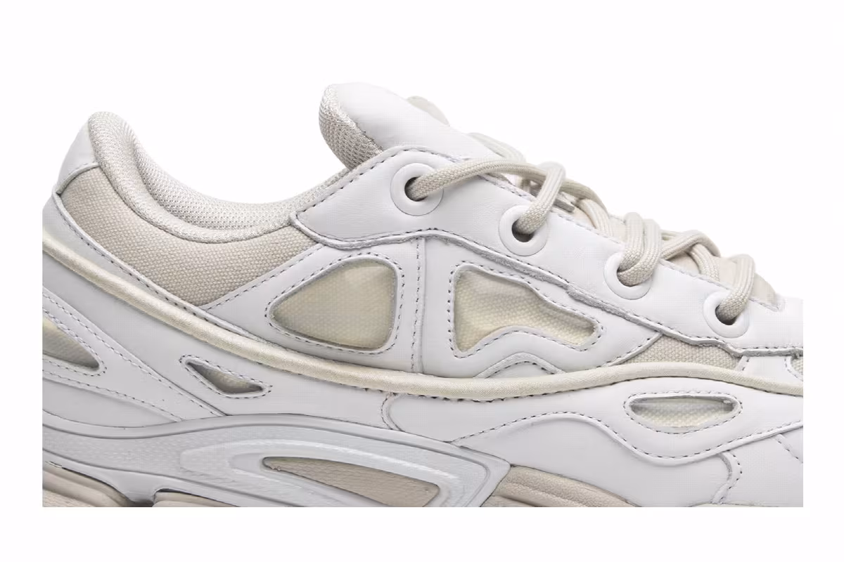 Raf Simons x adidas Ozweego 3 White, view 3