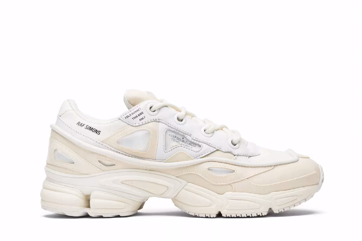 Raf Simons x adidas Ozweego Bunny Cream White, view 2